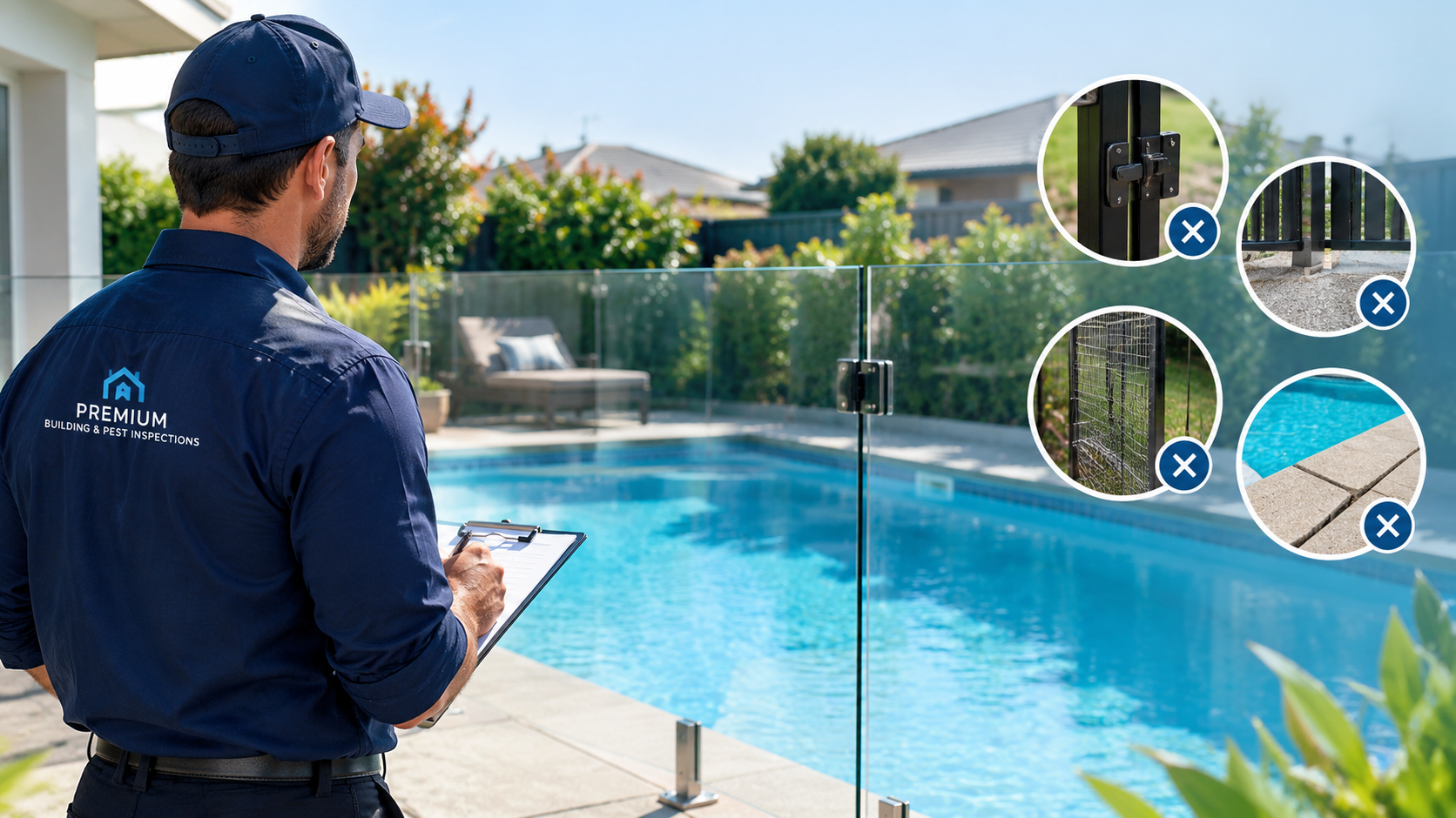 Pool barrier inspection checking fence and gate compliance in Melbourne