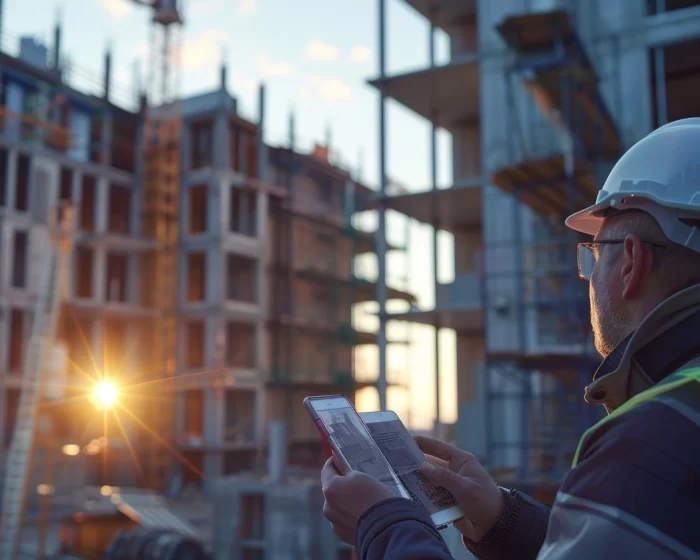 Dilapidation Reports 2 Certified building inspector conducting a property inspection in Melbourne