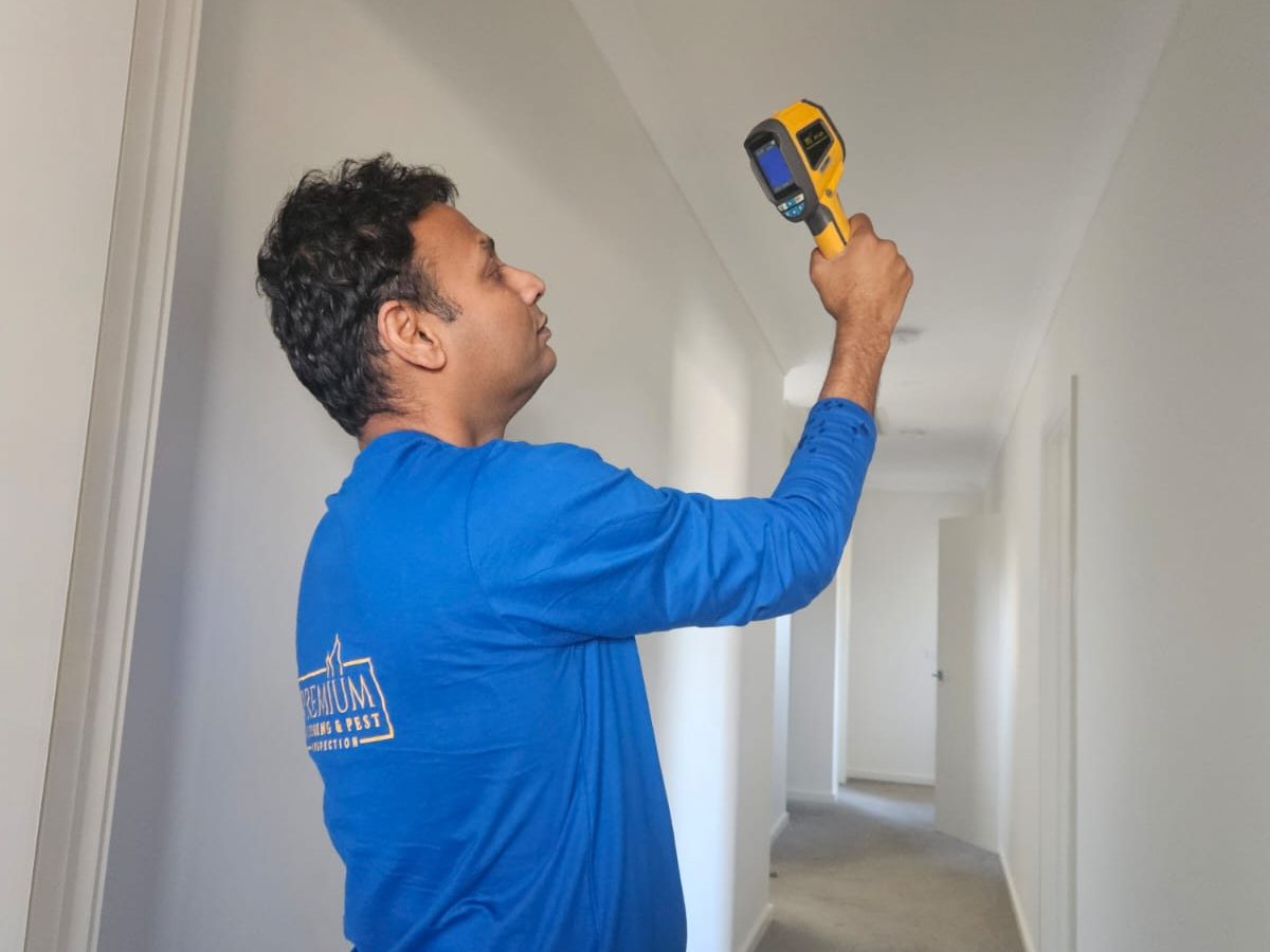 Certified building inspector conducting a property inspection in Melbourne