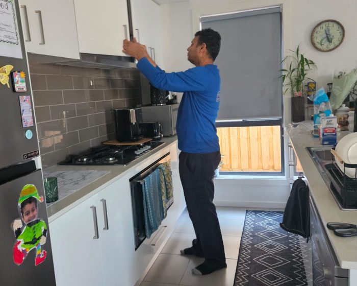 Builder Warranty Inspection 1 Certified building inspector conducting a property inspection in Melbourne